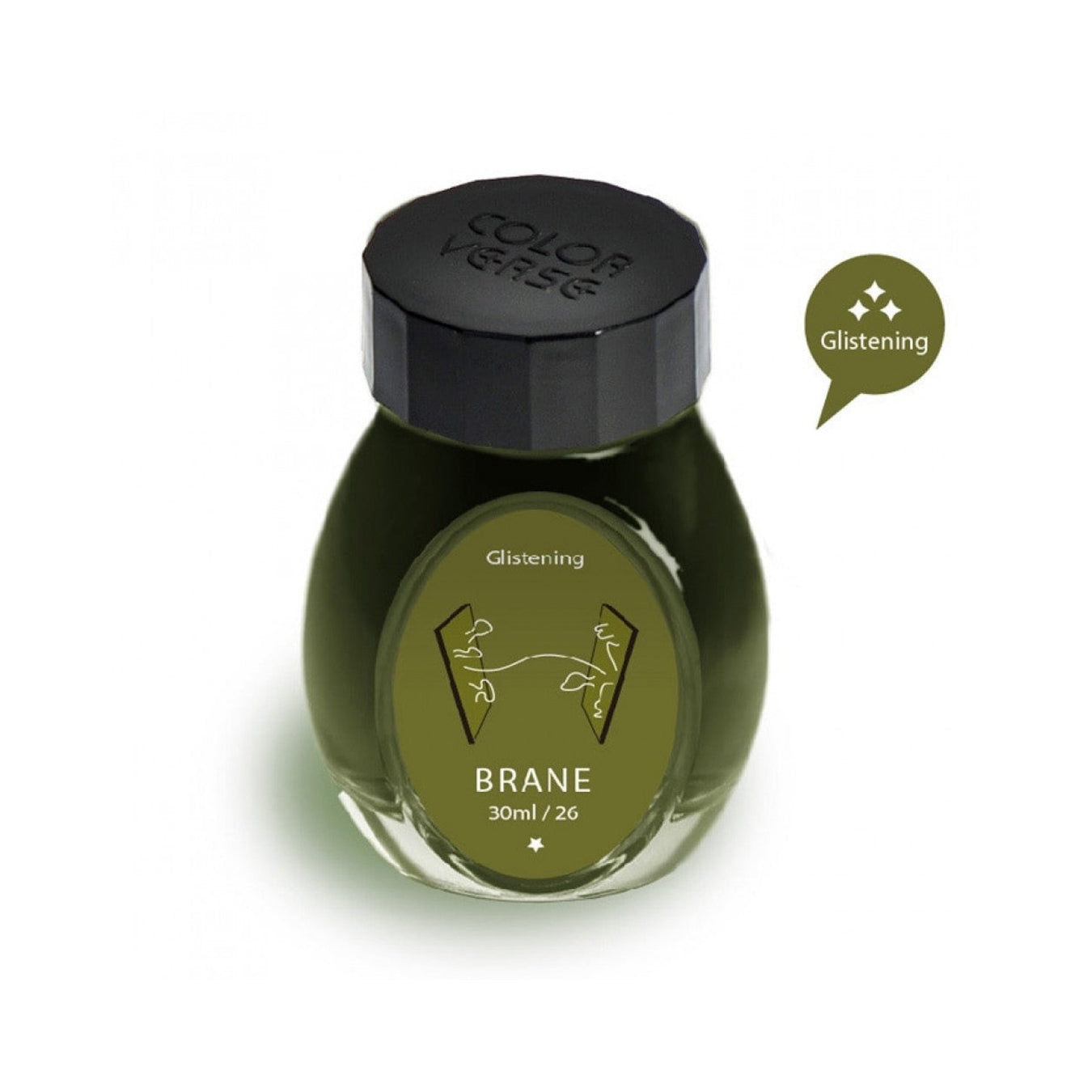 Colorverse | Glistening Series | Multiverse Brane | Fountain Pen Ink | Green Ink | 30ml