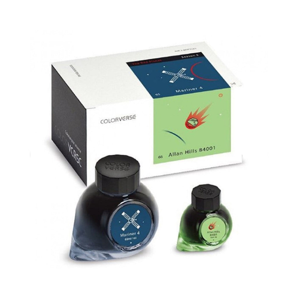 Colorverse Fountain Pen Ink | Allan Hills 84001 | Fountain Pen Ink | 65ml & 15ml Set