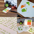 Colorverse Ink | Trailblazer In Space | Albert Light Green & V2 Rocket Orange | 65ml & 15ml | 2 Bottle Set