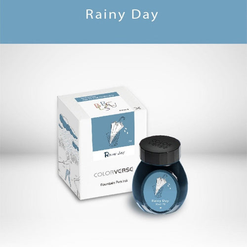 Colorverse | Joy | Blue | Fountain Pen Ink Bottled | Ordinary Earth Edition Rainy Day | 30ml