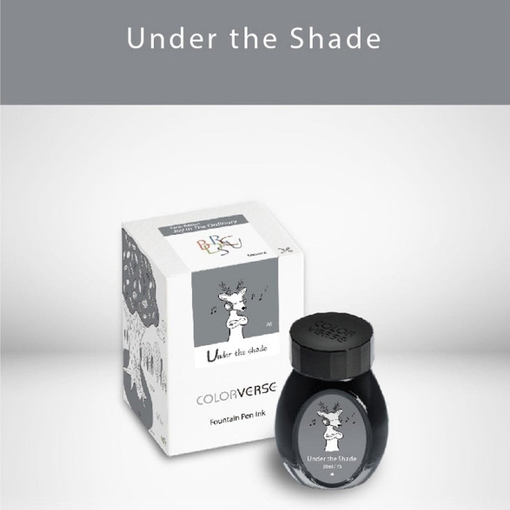Colorverse | Gray | Fountain Pen Bottled Ink | Joy | Ordinary Earth Edition | Under The Shade | 30ml