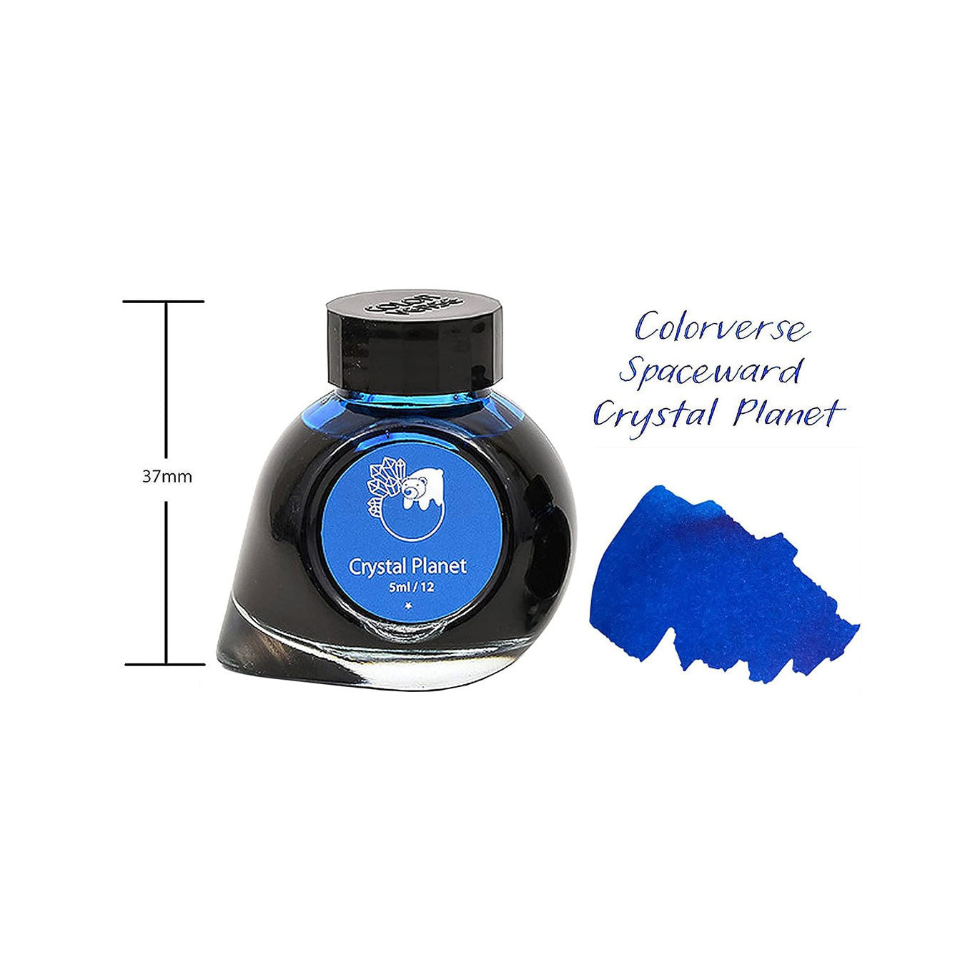 Colorverse Mini | Blue | Fountain Pen Ink Bottled | 5ml | Crystal Planet