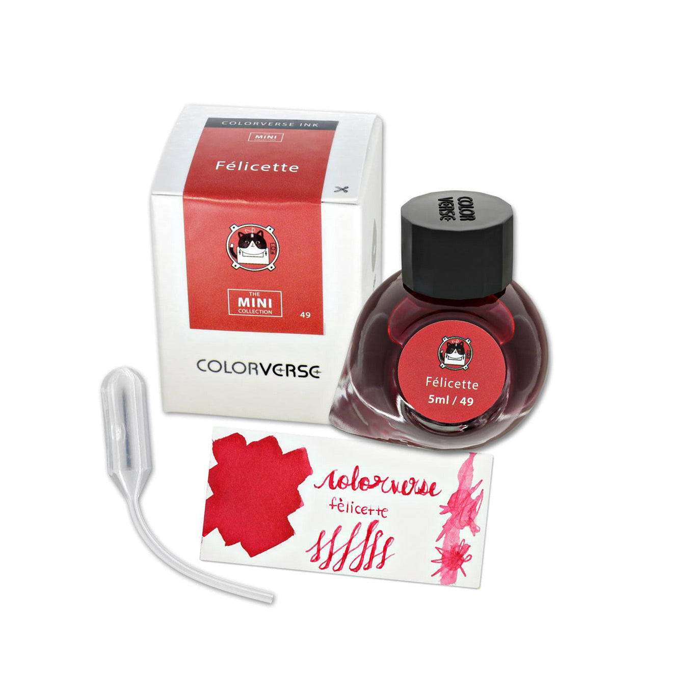 Colorverse Mini | 5ml | Felicette | Red | Fountain Pen Ink