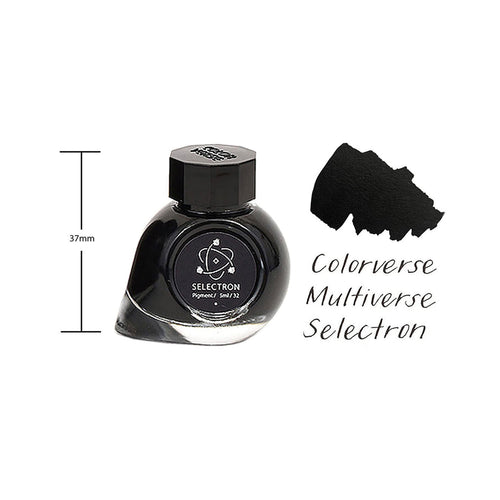 Colorverse Fountain Pen Ink Mini | 5ml | Selectron | Black
