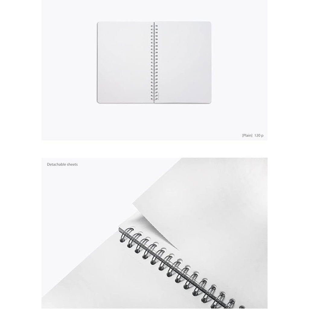 Colorverse | Nebula | Casual Series | Spiral Bound Notebook | Plain | Turquoise