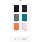 Colorverse | Nebula | Casual Series | Spiral Bound Notebook | Plain | Turquoise