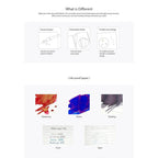 Colorverse | Nebula | Casual Series | Spiral Bound Notebook | Ruled | Black