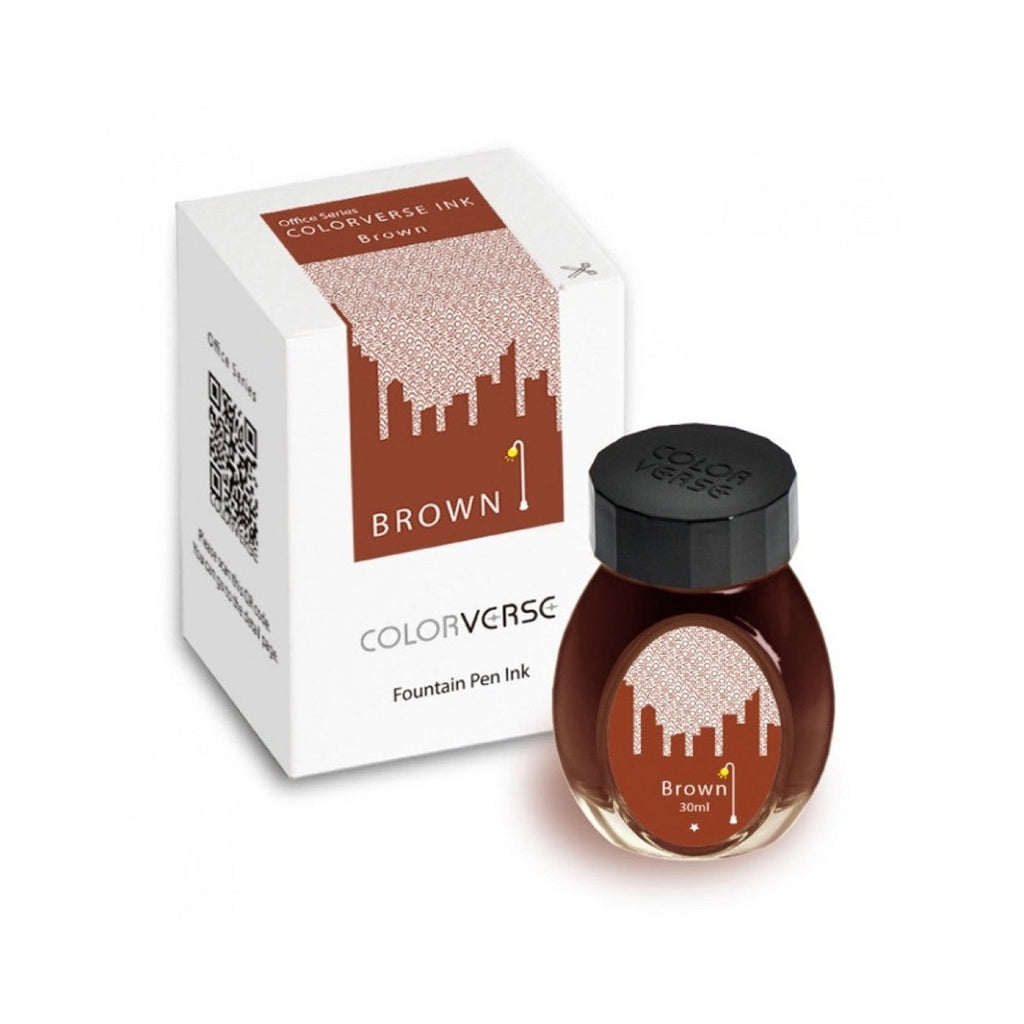 Colorverse | Office Series | Fountain Pen Ink | Brown | 30ml