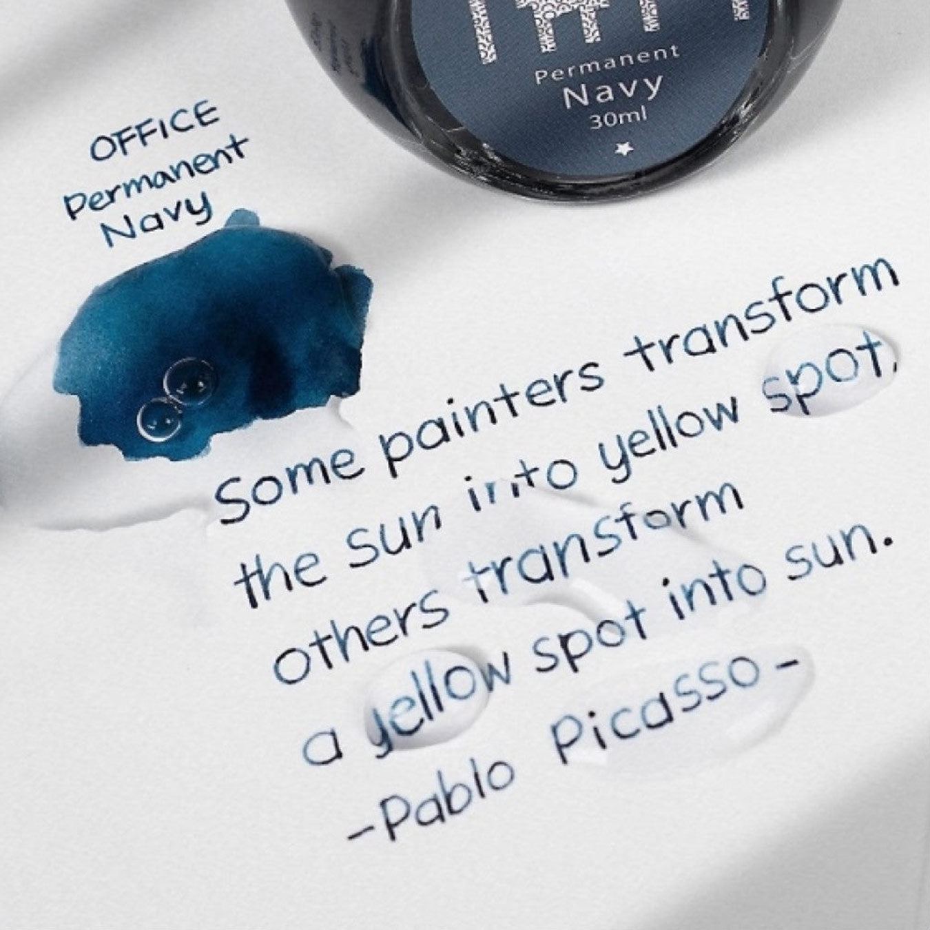 Colorverse | Office Series | Permanent Navy | Fountain Pen Waterproof Ink | 30ml