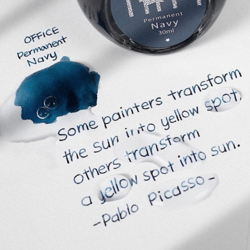 Colorverse | Office Series | Permanent Navy | Fountain Pen Waterproof Ink | 30ml