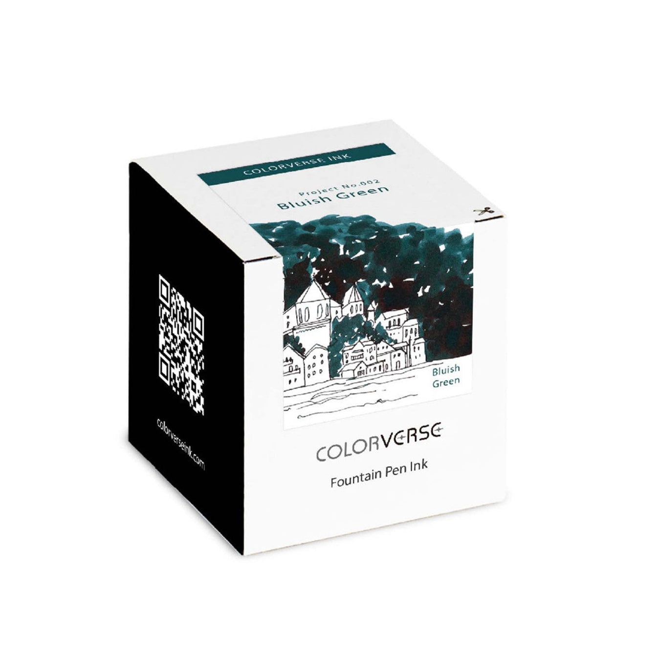 Colorverse | Project Series | Fountain Pen Ink | Bluish Green | 65ml