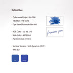 Colorverse | Project Series | Fountain Pen Ink | Cotton Blue | 65ml
