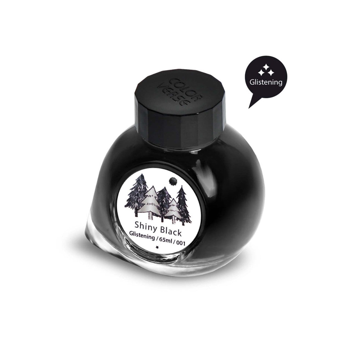 Colorverse | Project Series | Fountain Pen Ink | Shinny Black Glistening | 65ml