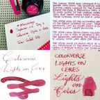 Colorverse | Spaceward Series | Season 1 | Fountain Pen Ink | Light Of Ceres | Purple | 65ml and 15ml | 2 Bottle Set