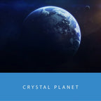 Colorverse | Spaceward Series | Season 1 | Crystal Planet | Fountain Pen Ink | Blue | 65ml and 15ml | 2 Bottle Set