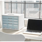 Sysmax | Combo File Cabinet| 6 Drawers| Organizer | Grey