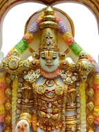 Divine Balaji (Tirupati) Idol with Temple Arch - Satyam Collection