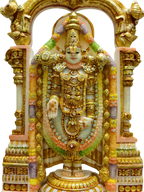 Divine Balaji (Tirupati) Idol with Temple Arch - Satyam Collection