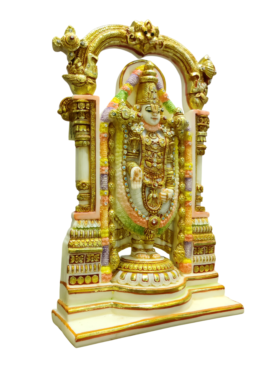 Divine Balaji (Tirupati) Idol with Temple Arch - Satyam Collection
