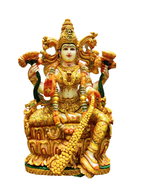 Divine Brass Goddess Lakshmi Idol – Wealth & Prosperity Statue - Satyam Collection