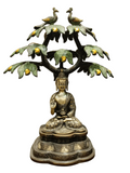 Divine Buddha Under Bodhi Tree Statue - Satyam Collection