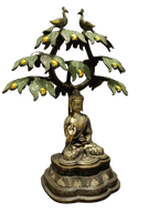 Divine Buddha Under Bodhi Tree Statue - Satyam Collection