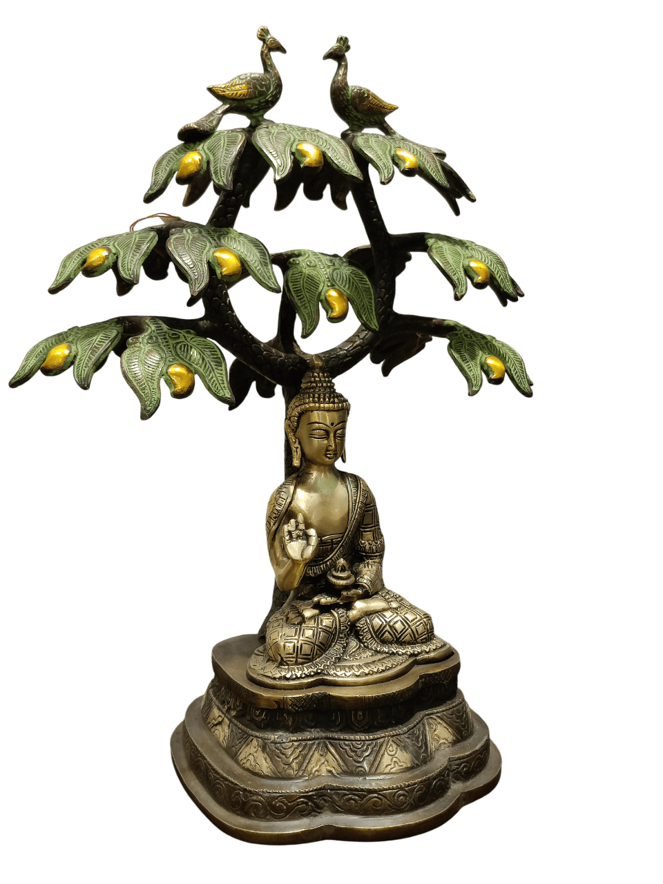 Divine Buddha Under Bodhi Tree Statue - Satyam Collection