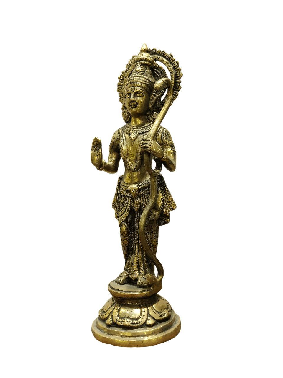 Divine Lord Ram Brass Statue - Satyam Collection
