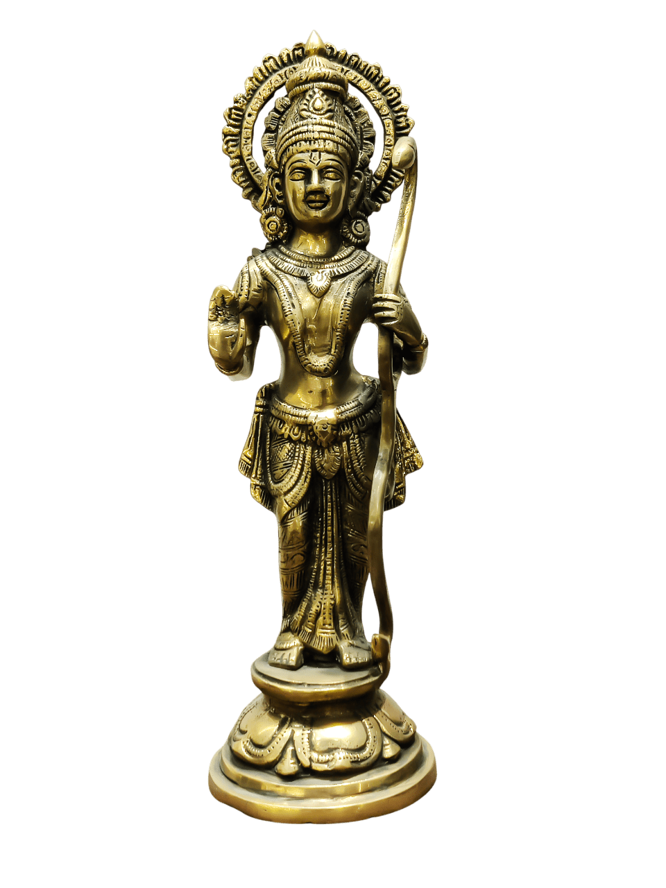 Divine Lord Ram Brass Statue - Satyam Collection