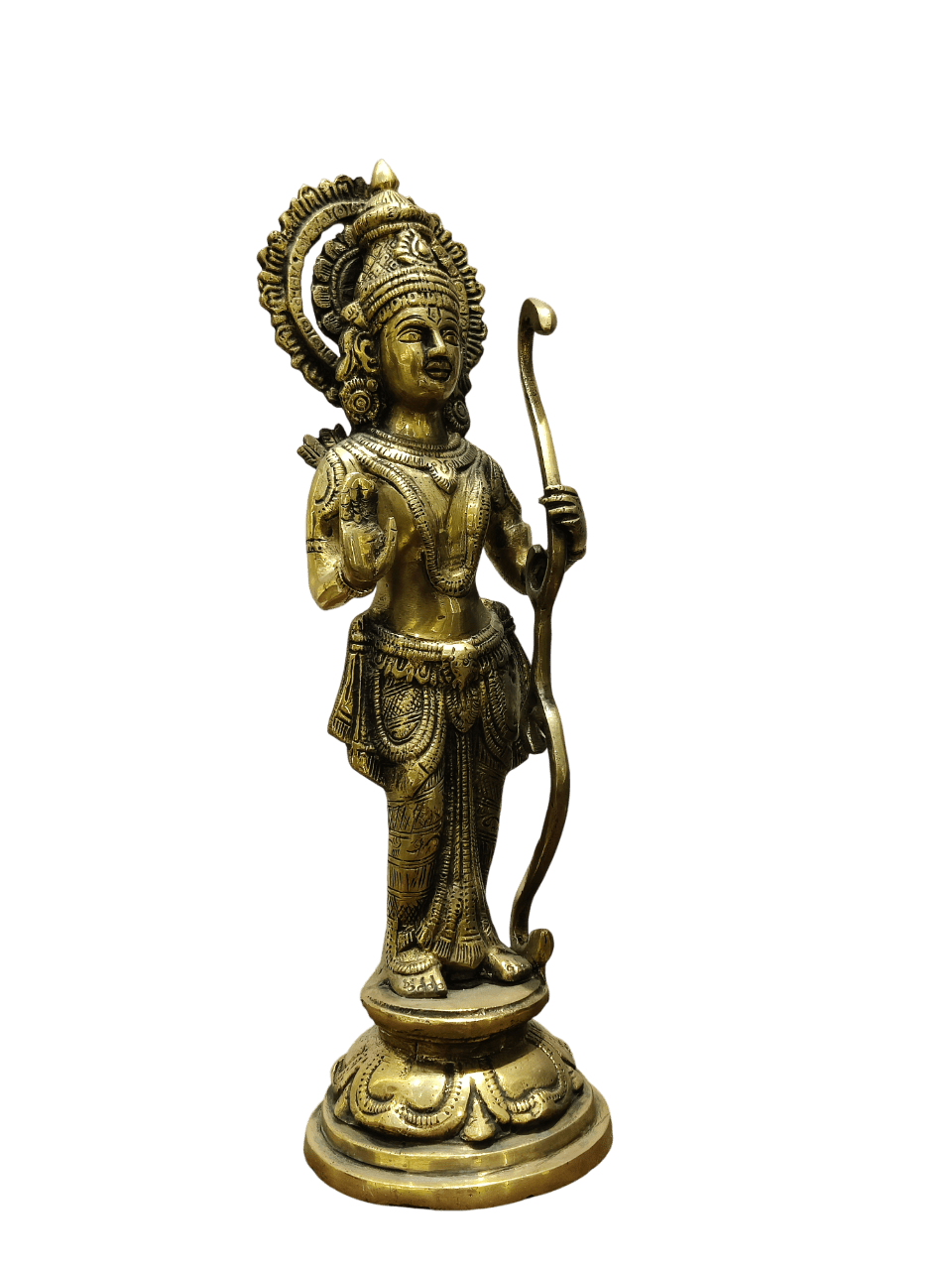 Divine Lord Ram Brass Statue - Satyam Collection