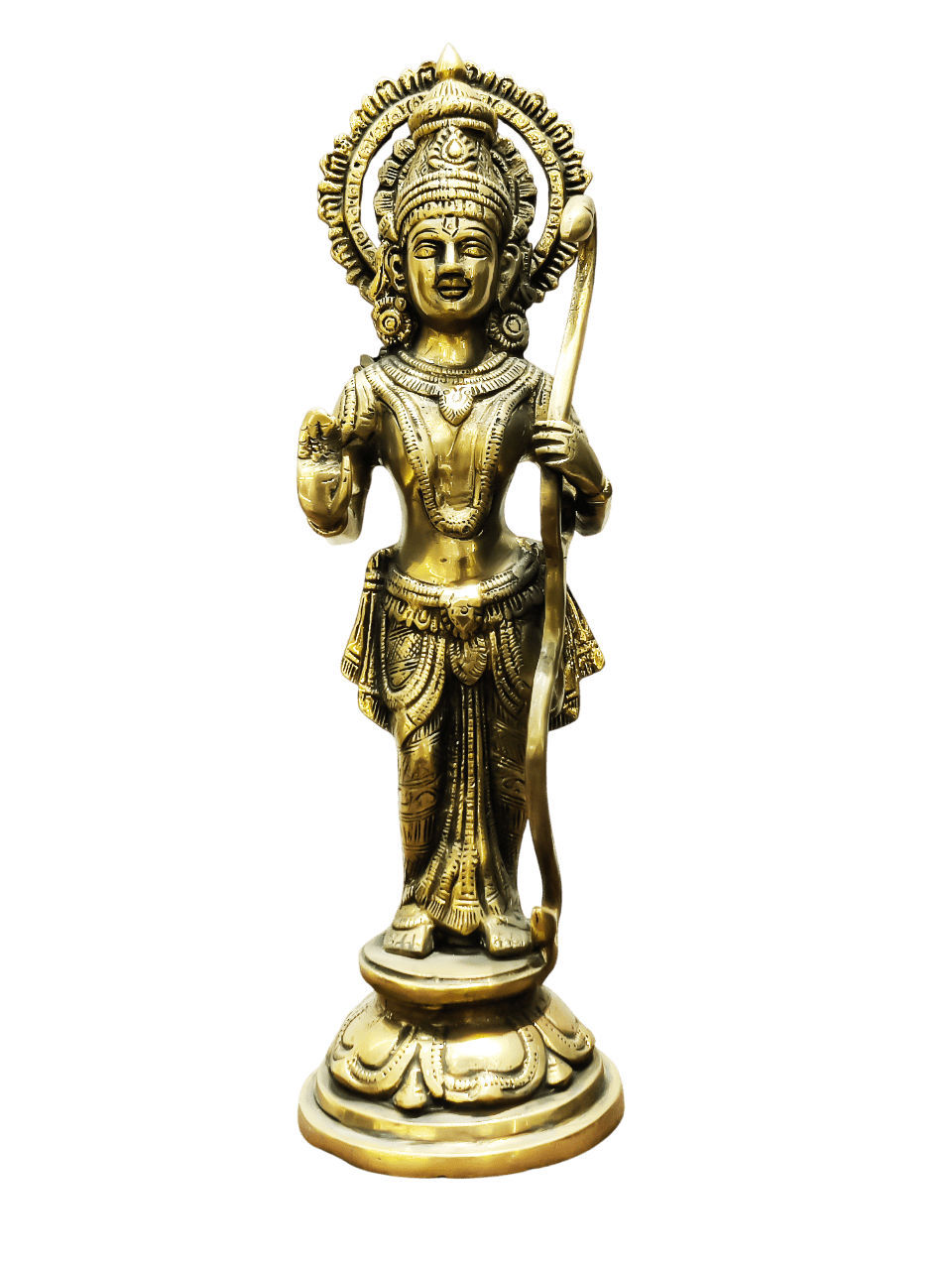 Divine Lord Ram Brass Statue - Satyam Collection