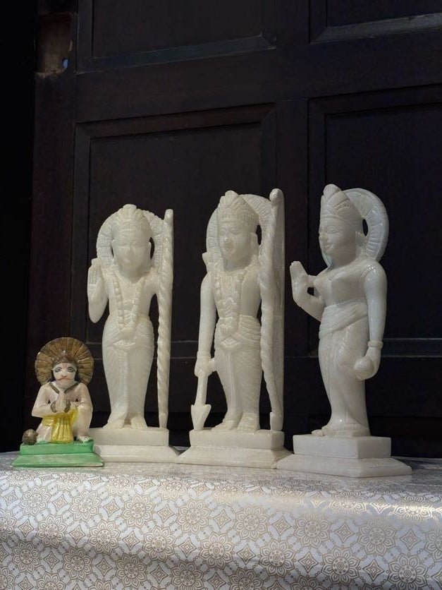 Divine Ram Darbar Marble Set White Edition - Satyam Collection