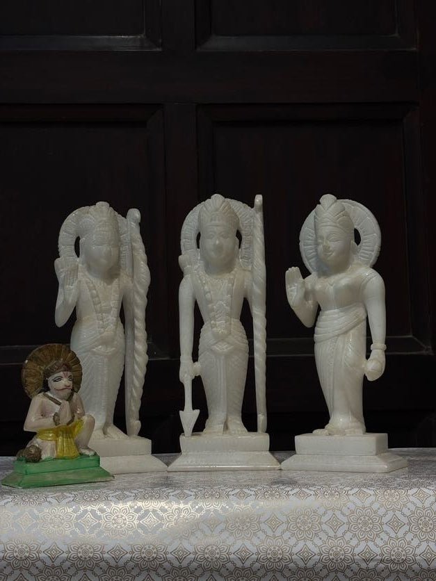 Divine Ram Darbar Marble Set White Edition - Satyam Collection