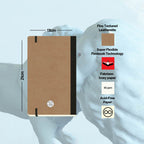 Flexbook | Ruled | Medium A5 Size Notebook | Camel | Adventure Series