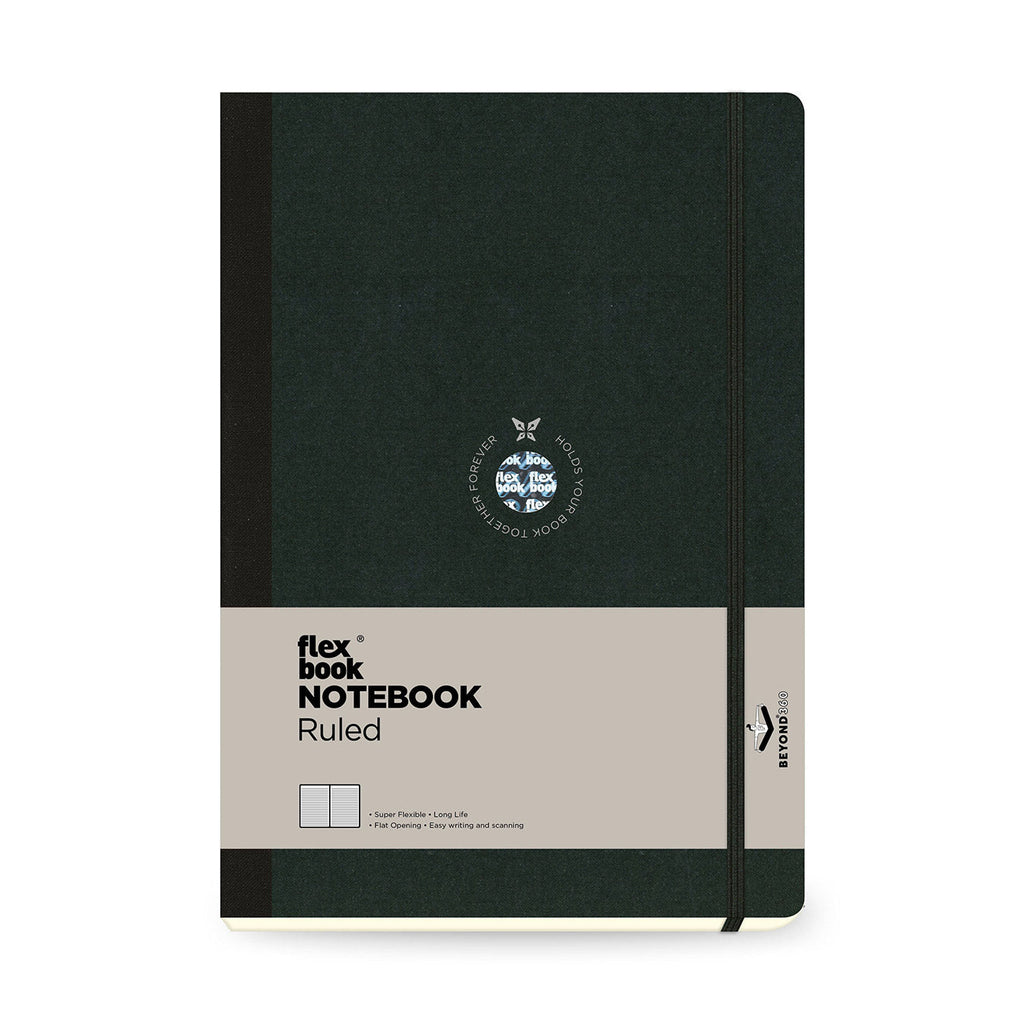 Flexbook | Ruled | Large B5 Size Notebook | Black | Flex Global