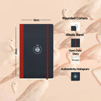 Flexbook | Open Date | Medium A5 Size Planner | Red | Flex Global