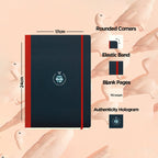 Flexbook | Plain | Large B5 Size Notebook | Red | Flex Global