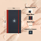 Flexbook | Plain | Medium A5 Size Notebook | Red | Flex Global