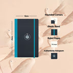 Flexbook | Ruled | Medium A5 Size Notebook | Turquoise | Flex Global