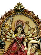 Goddess Durga Idol – Divine Strength, Protection & Blessings - Satyam Collection