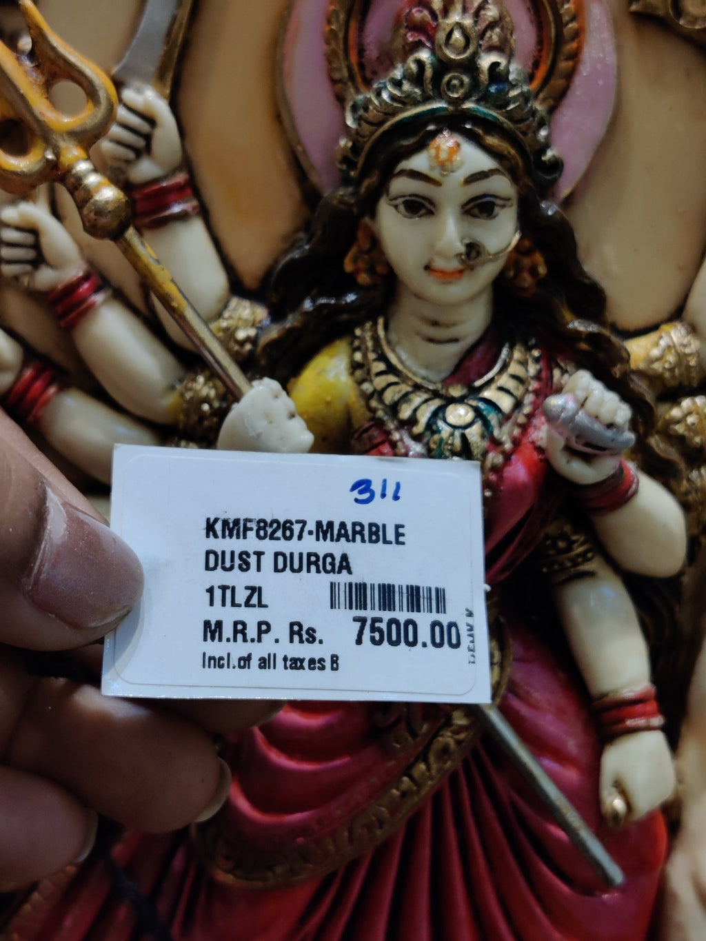Goddess Durga Idol – Divine Strength, Protection & Blessings - Satyam Collection