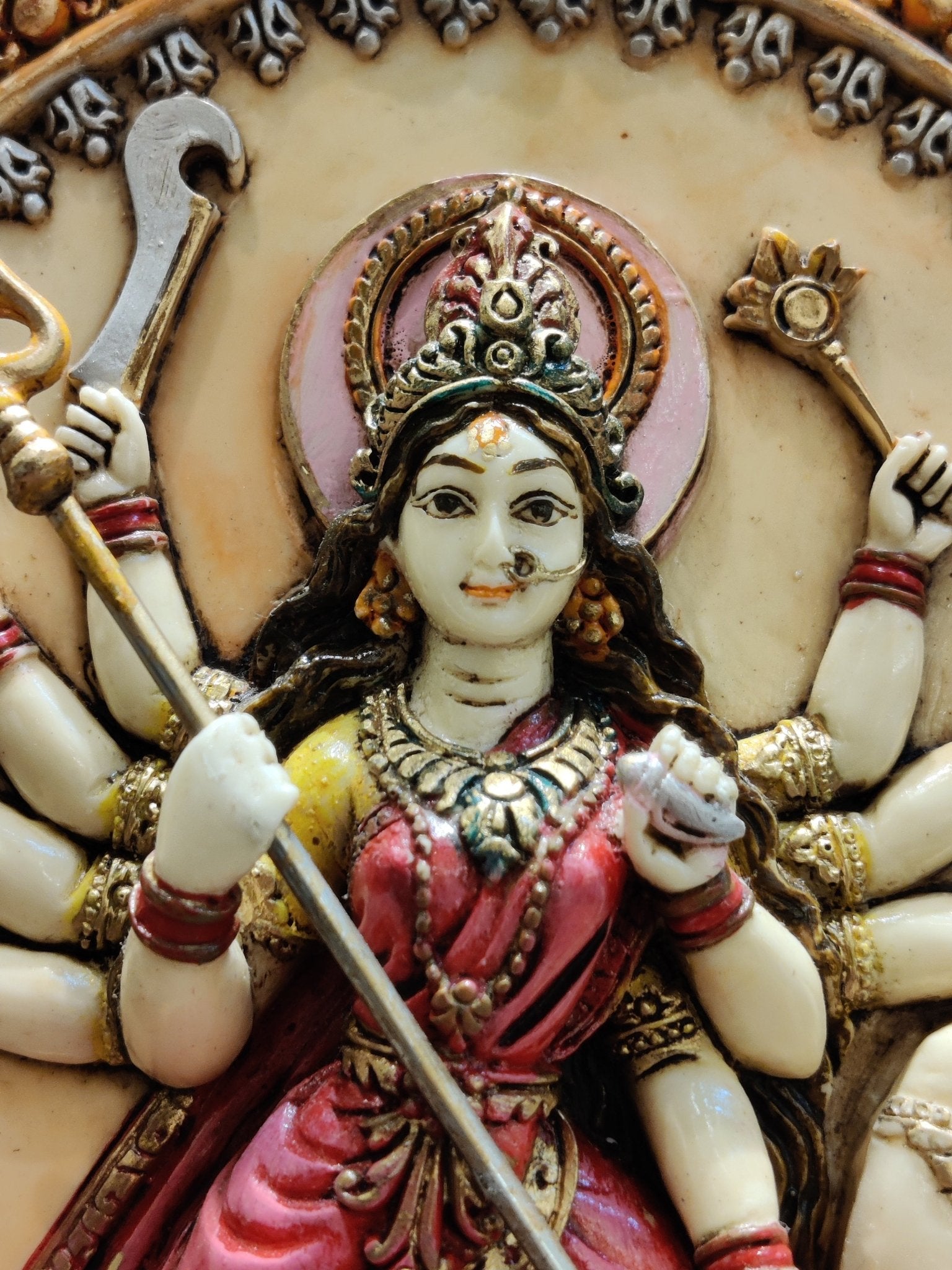 Goddess Durga Idol – Divine Strength, Protection & Blessings - Satyam Collection
