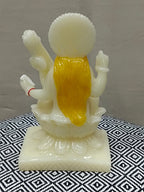 Goddess Saraswati Fiber Statue with Veena – Elegant Idol for Pooja & Décor - Satyam Collection