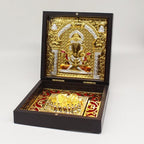 Gold Plated Dagdusheth Ganpati in Box - Satyam Collection