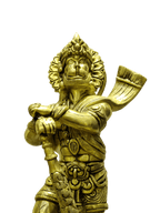 Golden Lord Hanuman Idol – Strength, Protection & Devotion - Satyam Collection