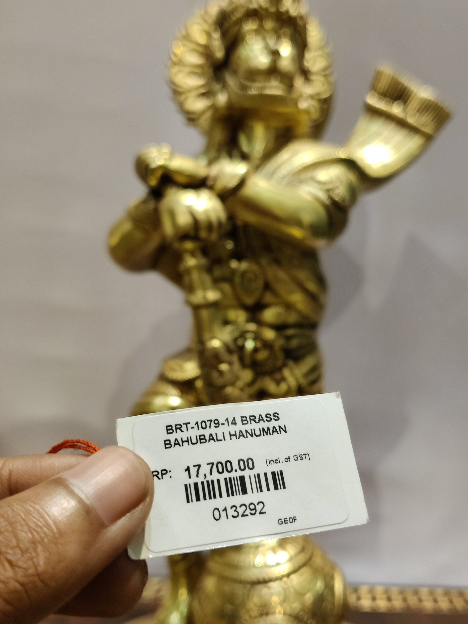 Golden Lord Hanuman Idol – Strength, Protection & Devotion - Satyam Collection