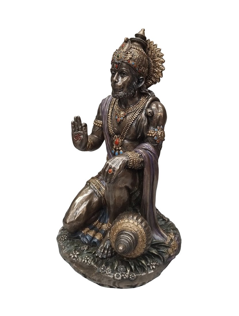 Hanuman Blessing Statue - Satyam Collection