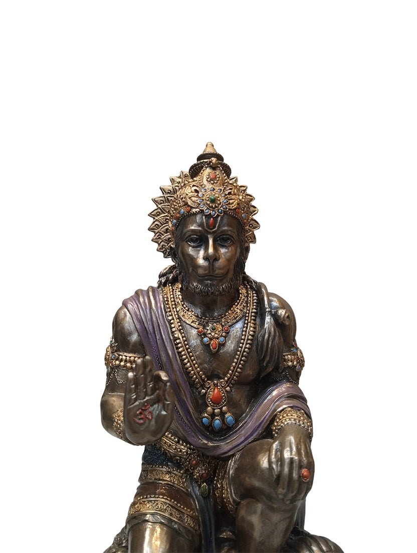 Hanuman Blessing Statue - Satyam Collection