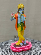 Krishna Fiber Statue with Flute – Traditional Krishna Idol - Satyam Collection