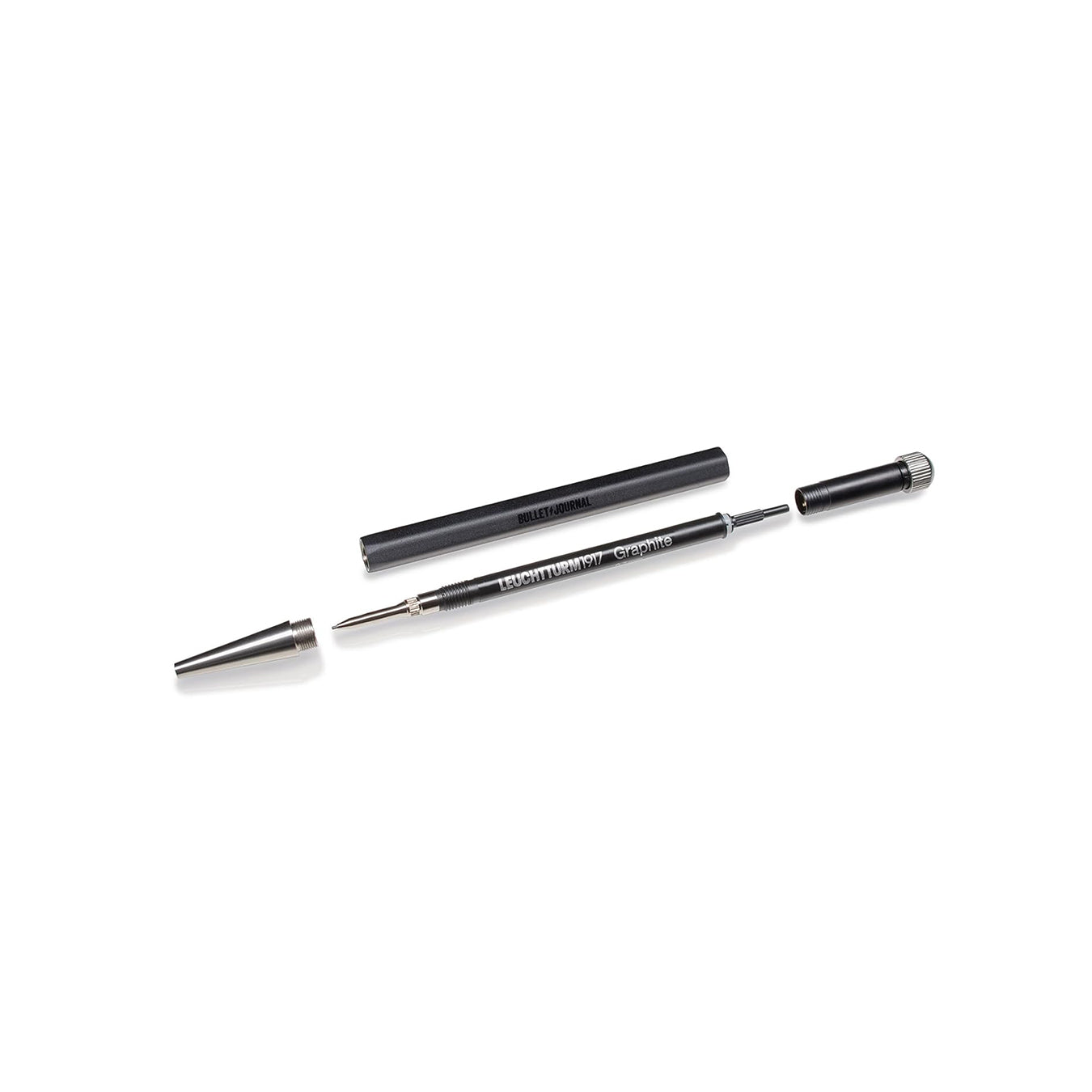 LEUCHTTURM1917 0.7mm Drehgriffel Nr. 2 Bullet Journal Edition, Black - mechanical pencil